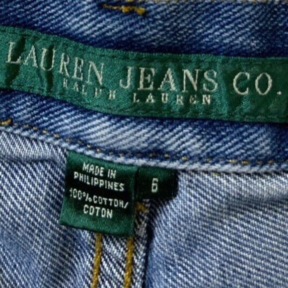 Lauren Ralph Lauren Jeans Women's Size 6 High Rise Relaxed Fit Medium Wash Denim - Picture 8 of 9